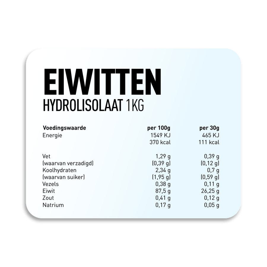 Whey Hydrolisaat (eiwitten puur)
